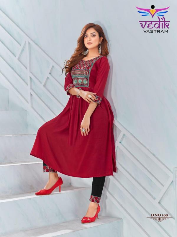 Vedik Vastram 1 rayon kurti Bottom set